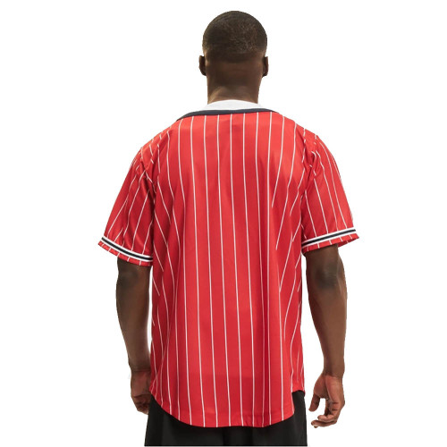 Karl Kani Ανδρικό κολεγιακό πουκάμισο Serif Pinstripe Baseball Shirt